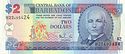 Barbados P-48 2 Dollars